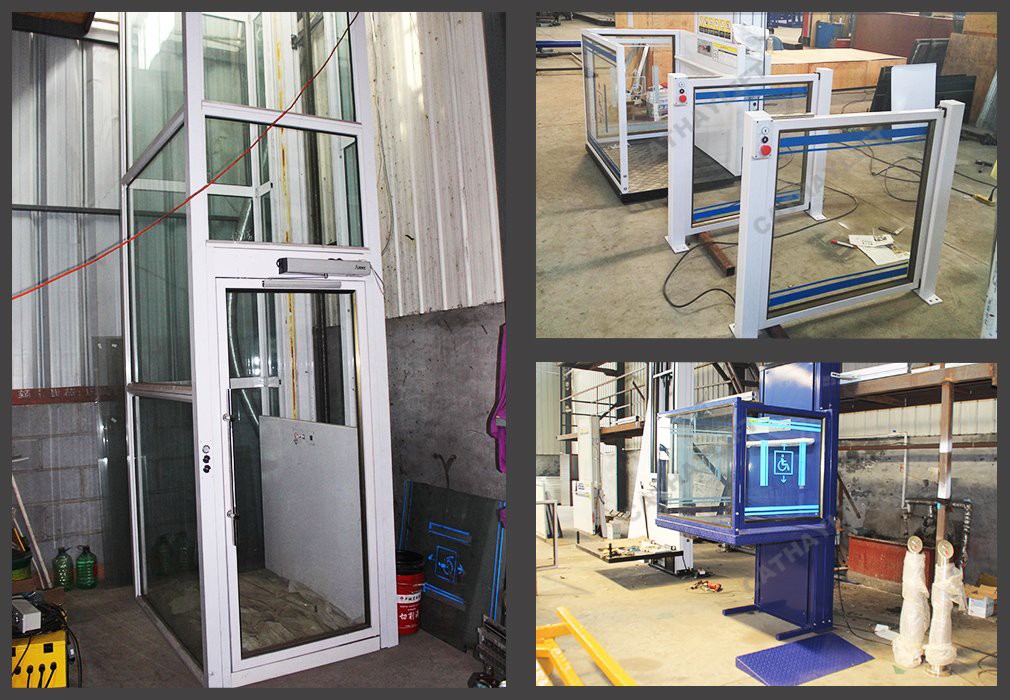 product-1010-700 Wheelchair Lift For Home-real order