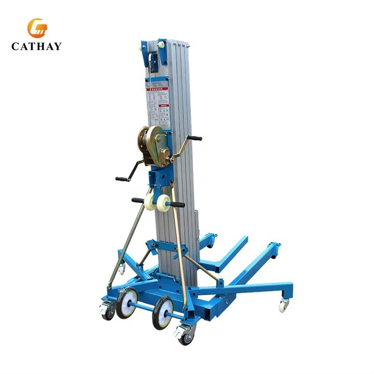 Manual Aluminum Materials Lift